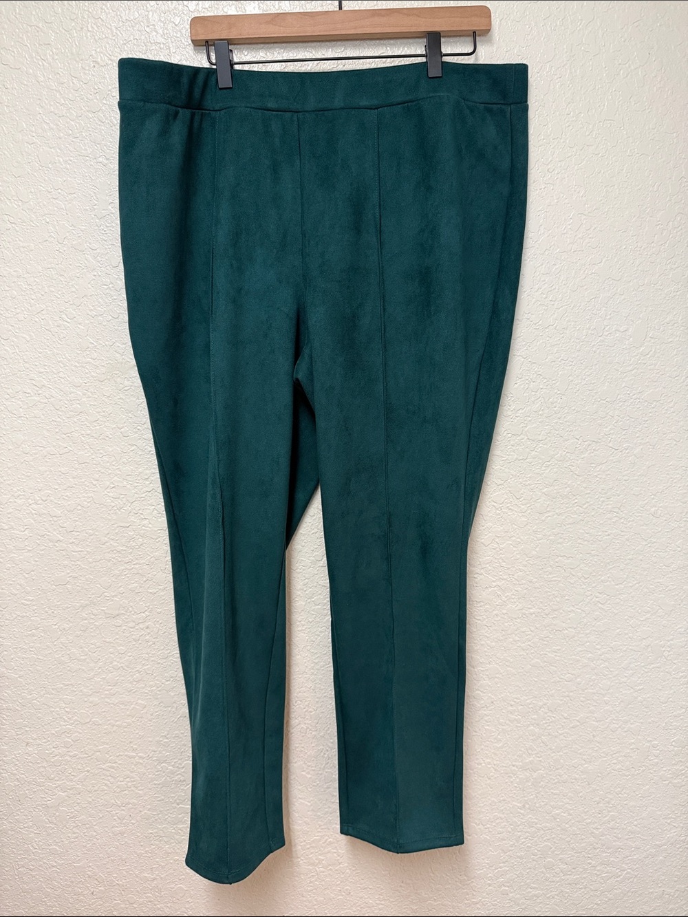 JASON WU Everest Green Suede Ankle Pants Size 1X